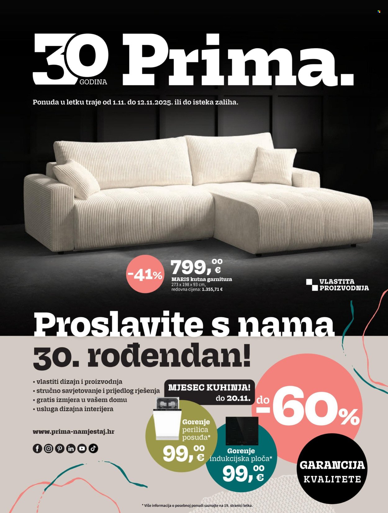 PRIMA katalog - Proslavite s nama 30 rođendan