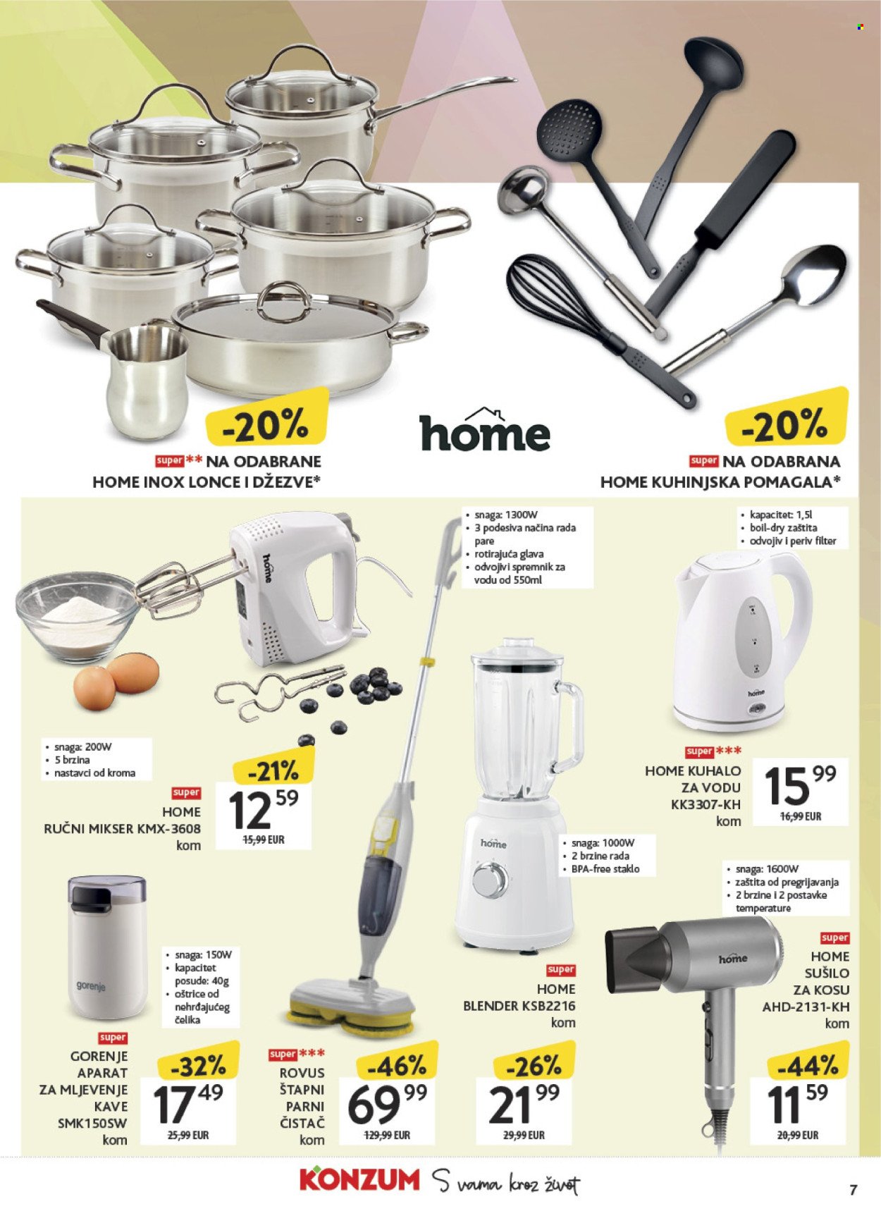 KONZUM katalog - Katalog uređenje doma