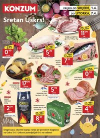 KONZUM katalog - Od srijede 01.04.2026.
