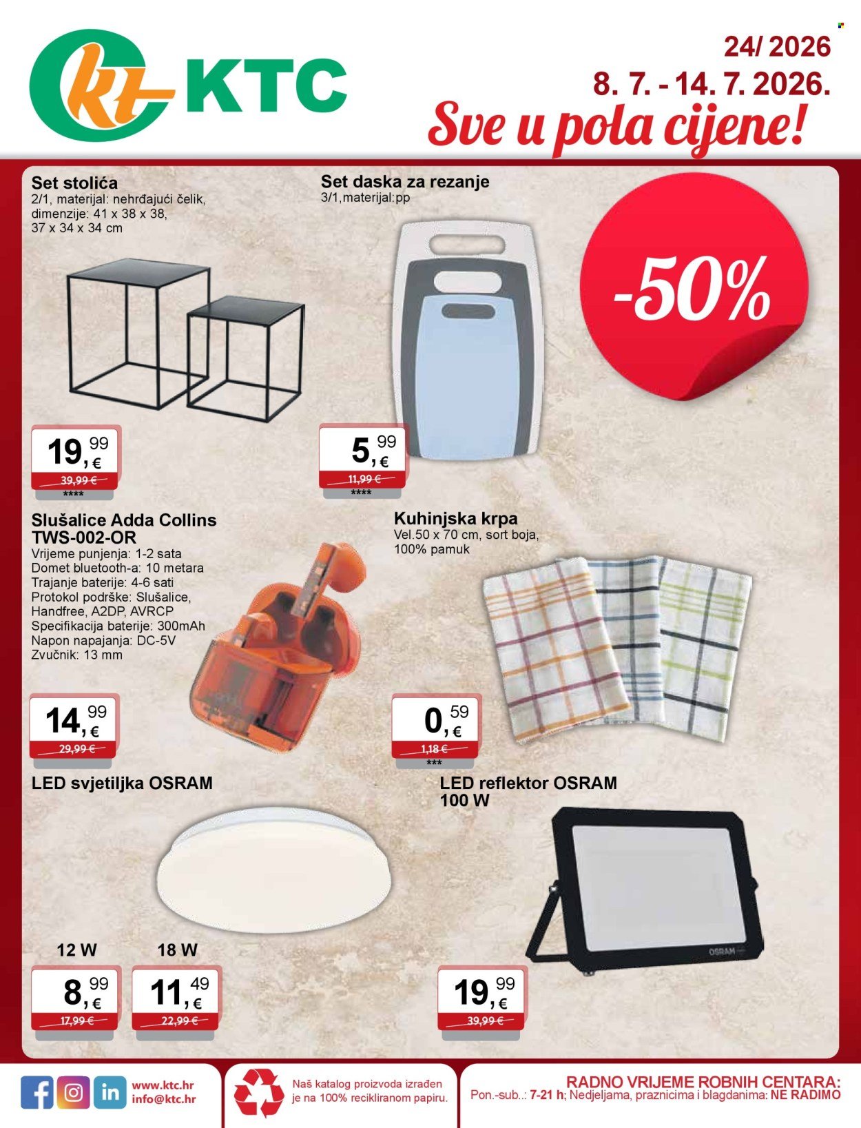 KTC katalog - SVE U POLA CIJENE