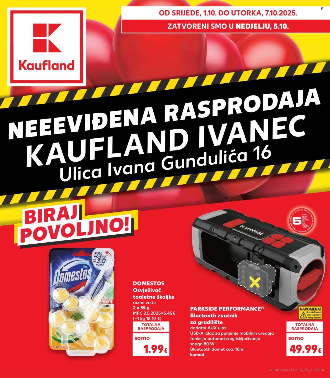 KAUFLAND katalog - Od srijede 01.10.2025.