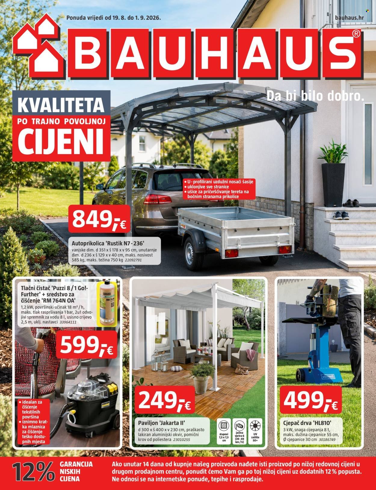 BAUHAUS katalog - Letak Kolovoz 2026