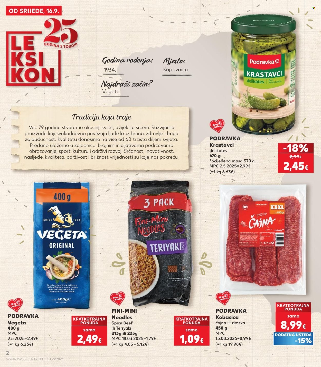 KAUFLAND katalog - Od srijede 16.09.2026.