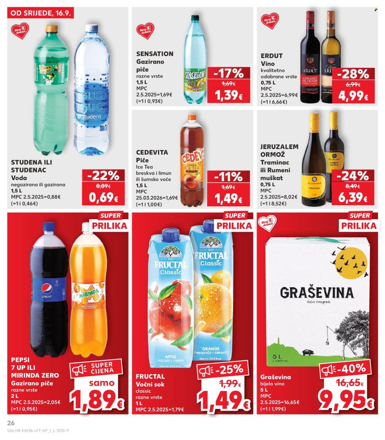KAUFLAND katalog - Od srijede 16.09.2026.