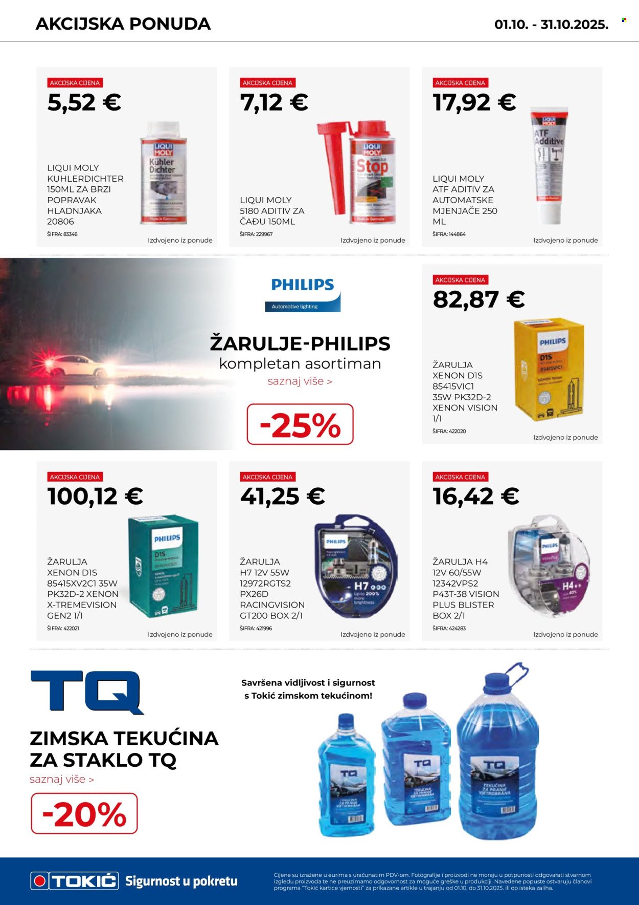 TOKIĆ katalog - Akcijski letak listopad 2025