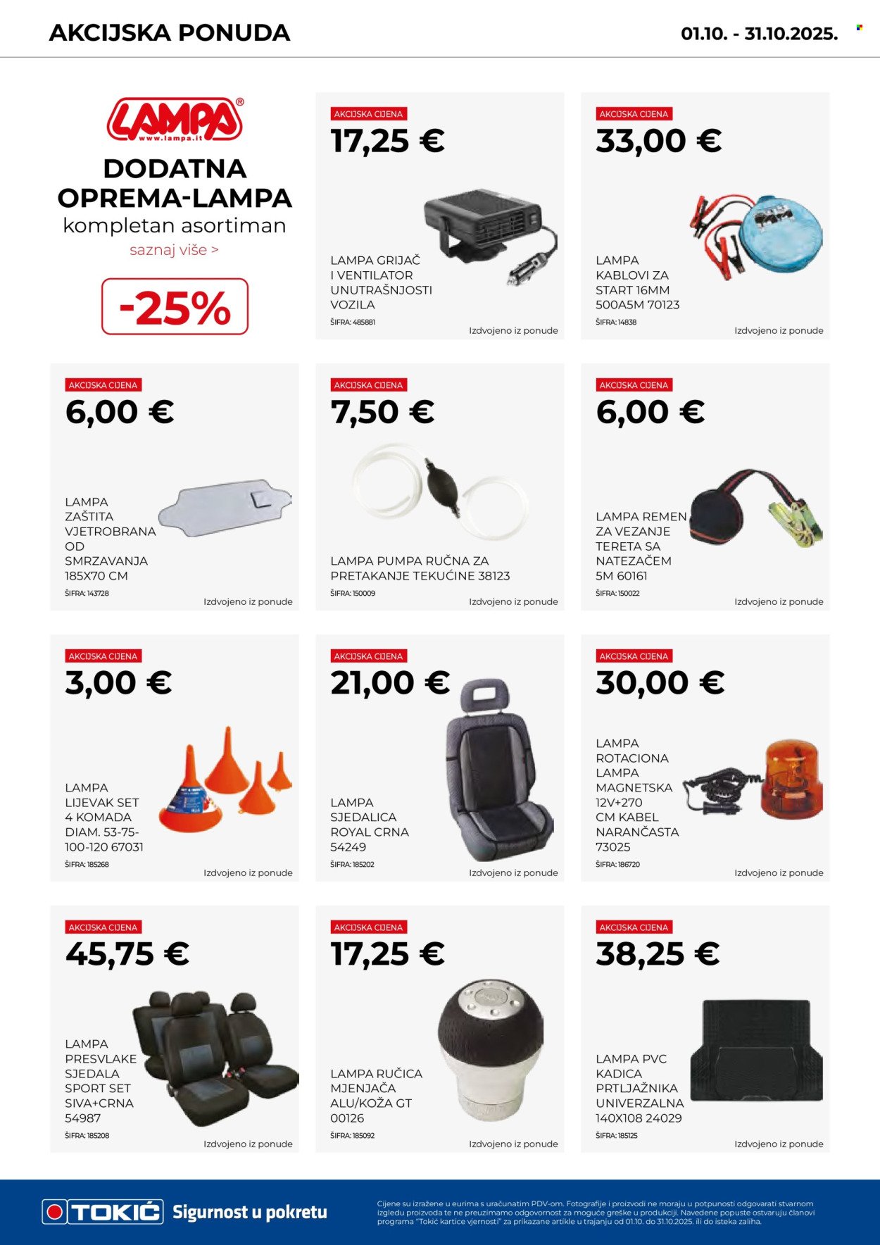 TOKIĆ katalog - Akcijski letak listopad 2025