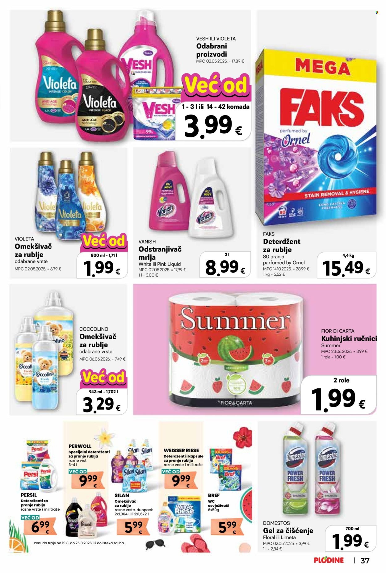 PLODINE katalog - Od srijede 19.08.2026.