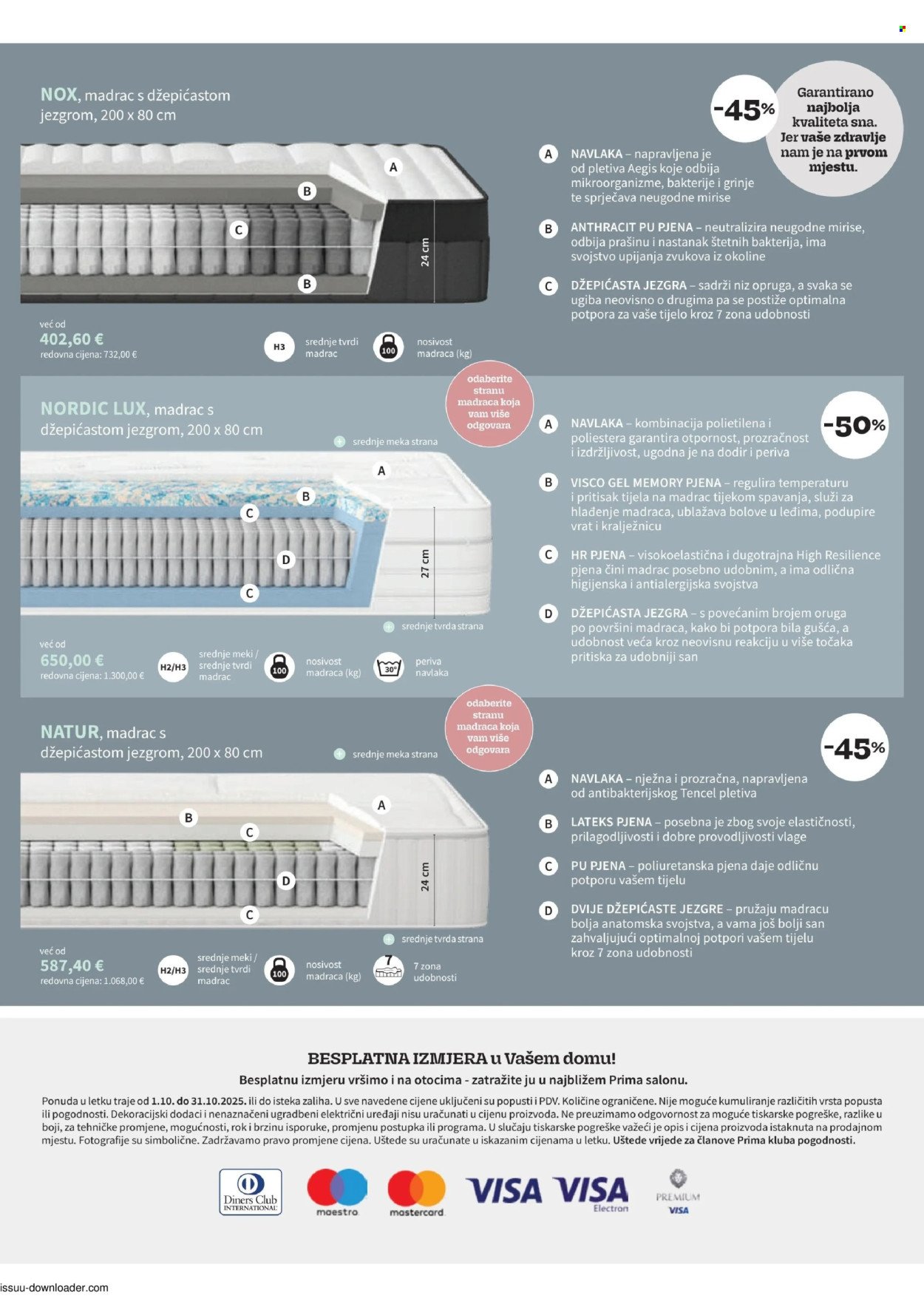 PRIMA katalog - Letak Spavanje listopad 2025.