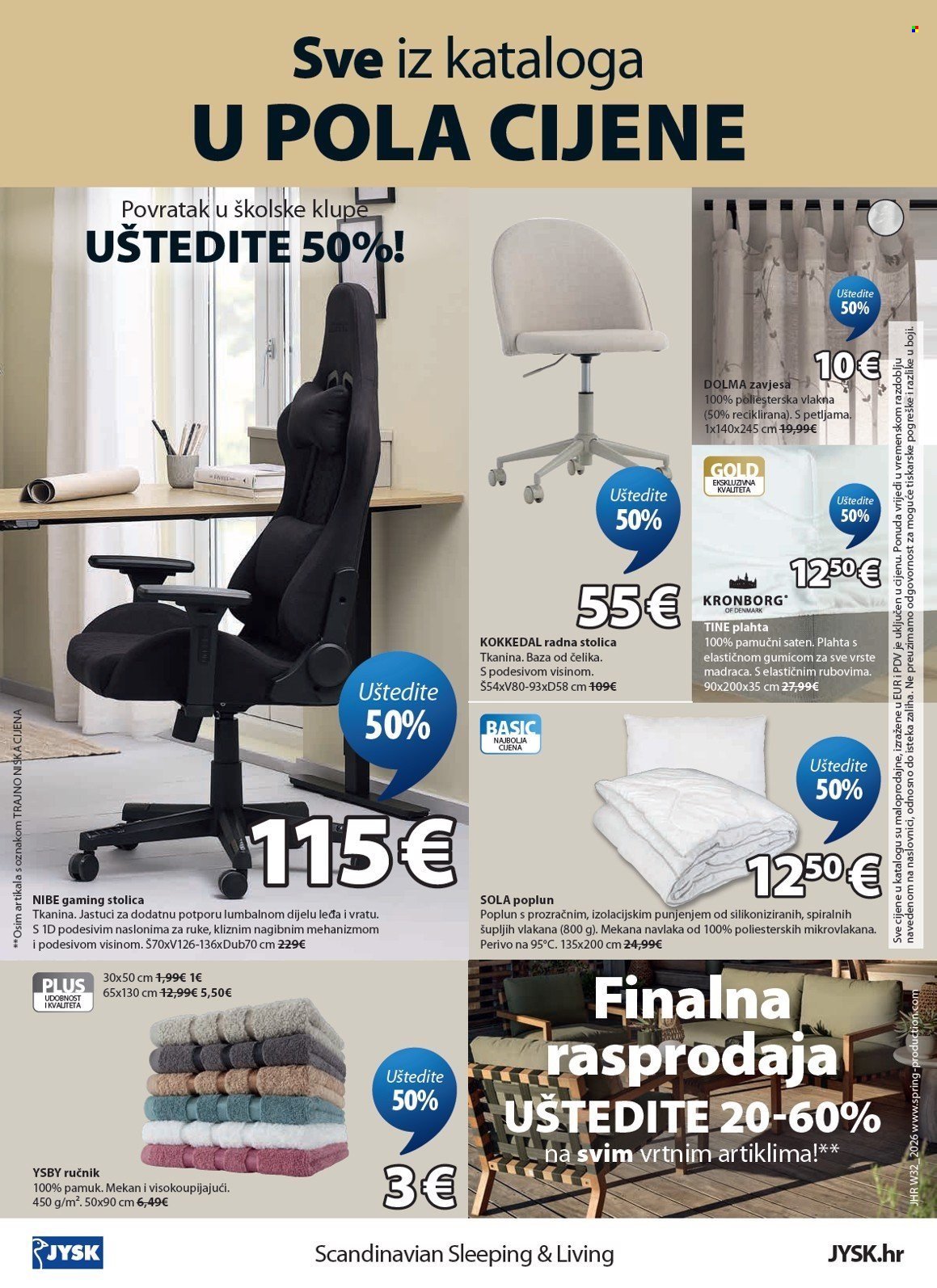 JYSK katalog - Sve iz kataloga U POLA CIJENE