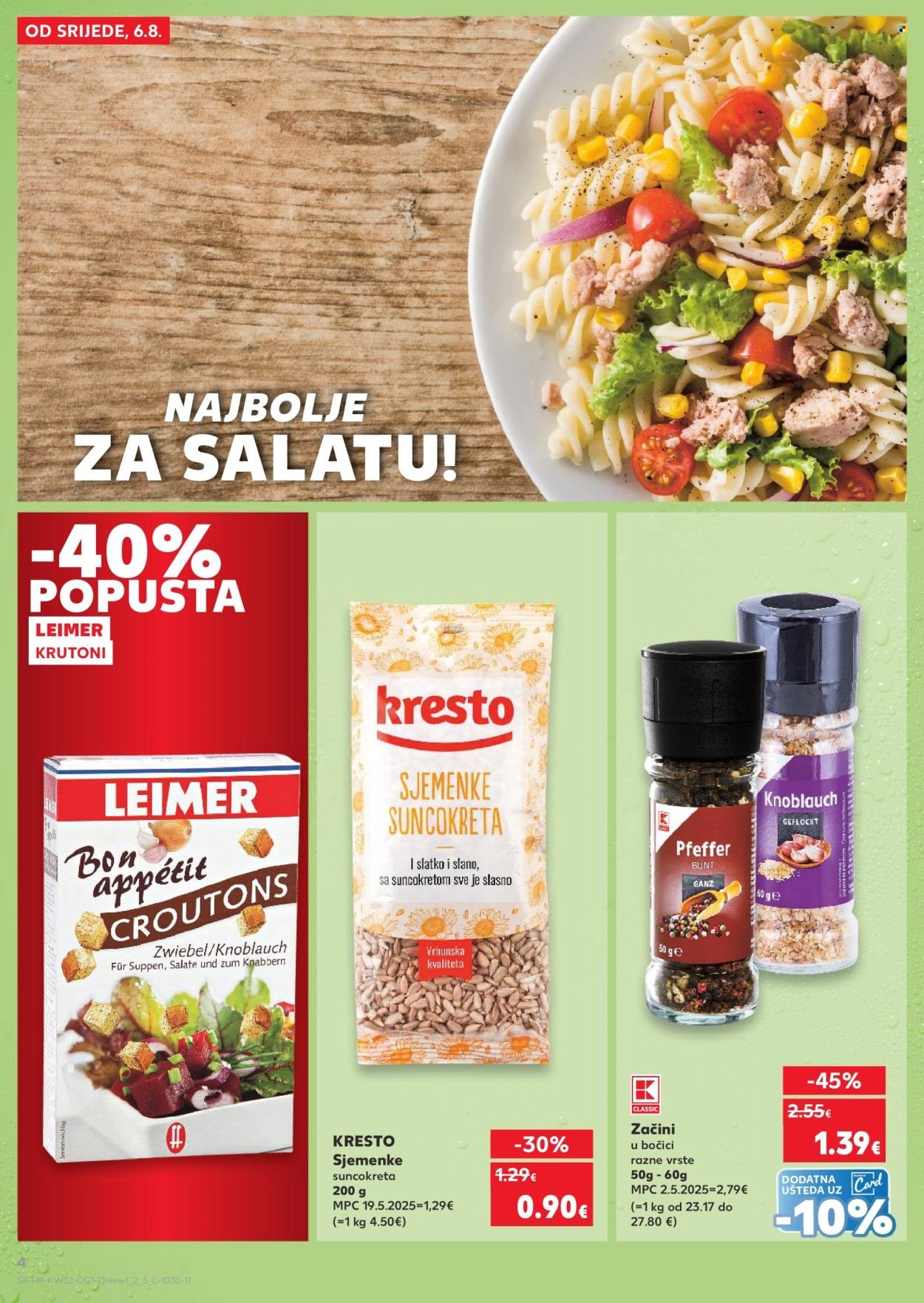 KAUFLAND katalog - Od srijede 06.08.2025.