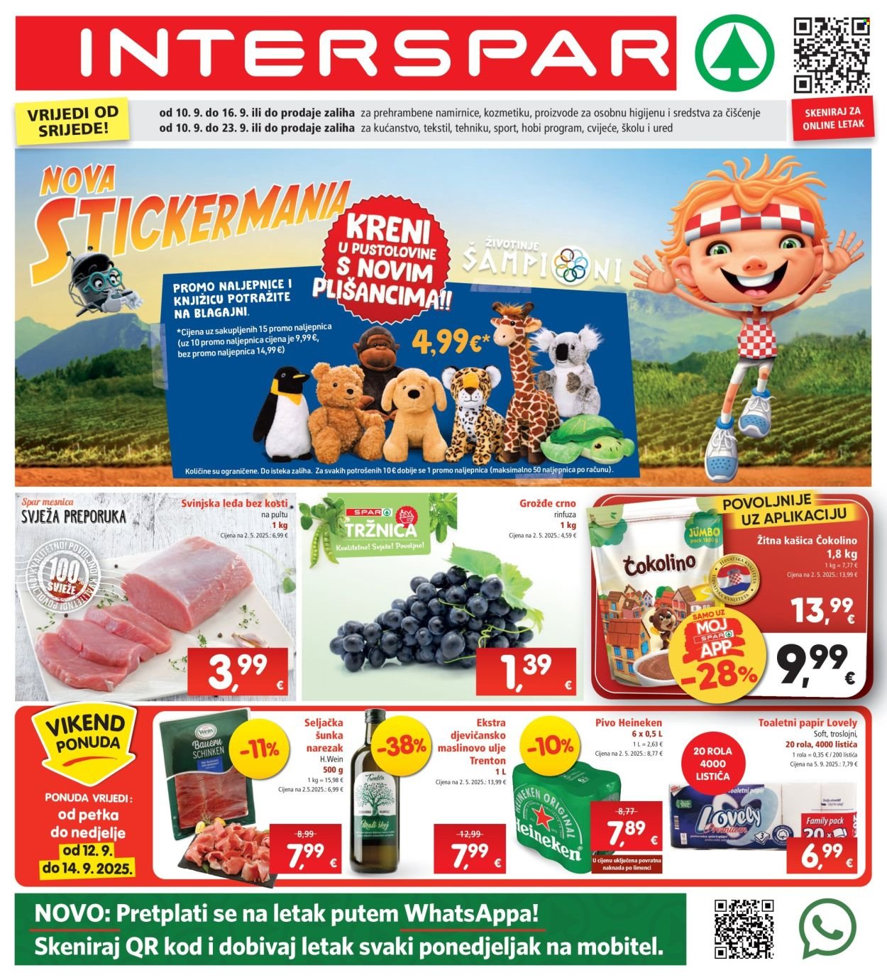 INTERSPAR katalog - Od srijede 10.09.2025.