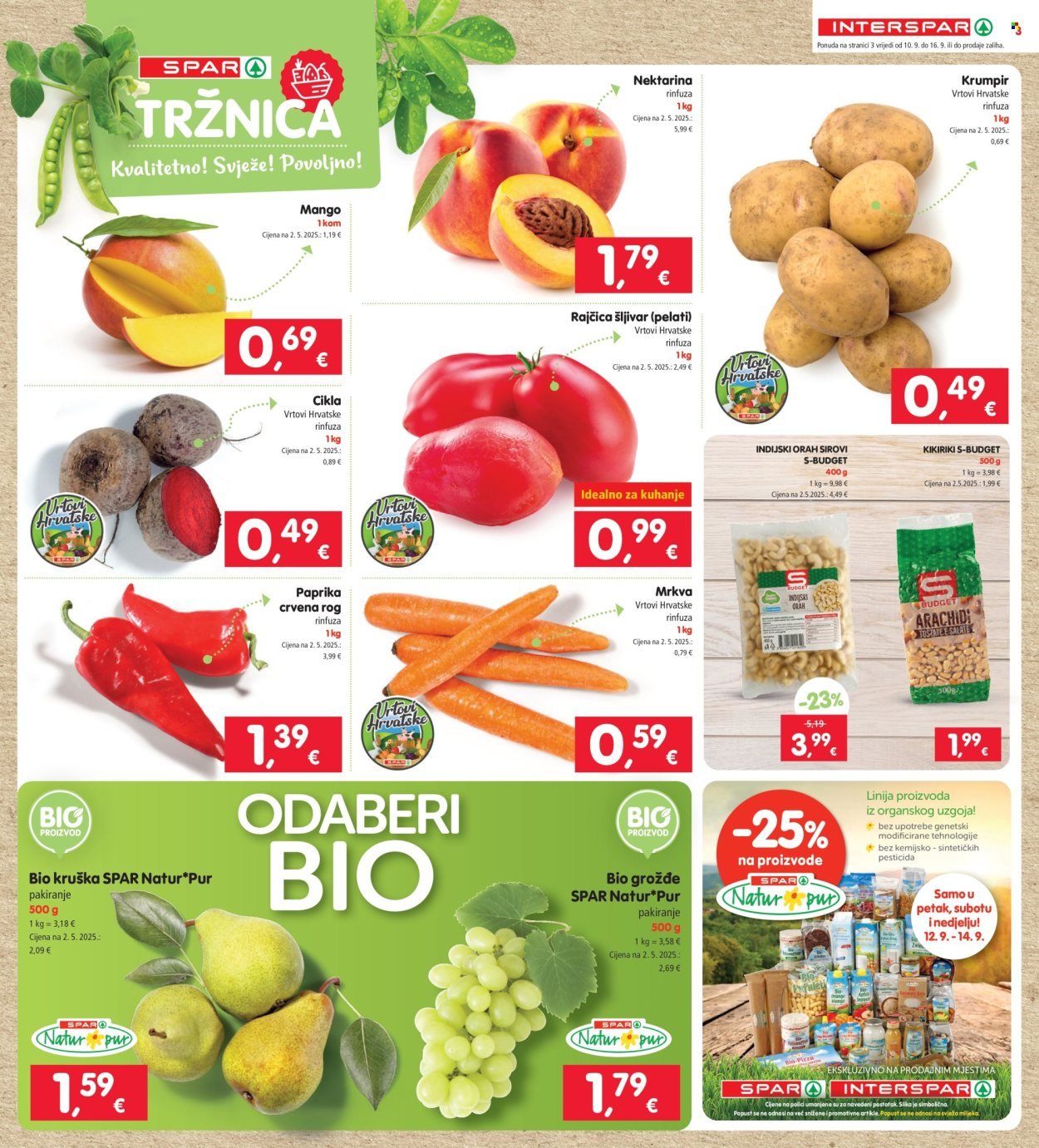 INTERSPAR katalog - Od srijede 10.09.2025.