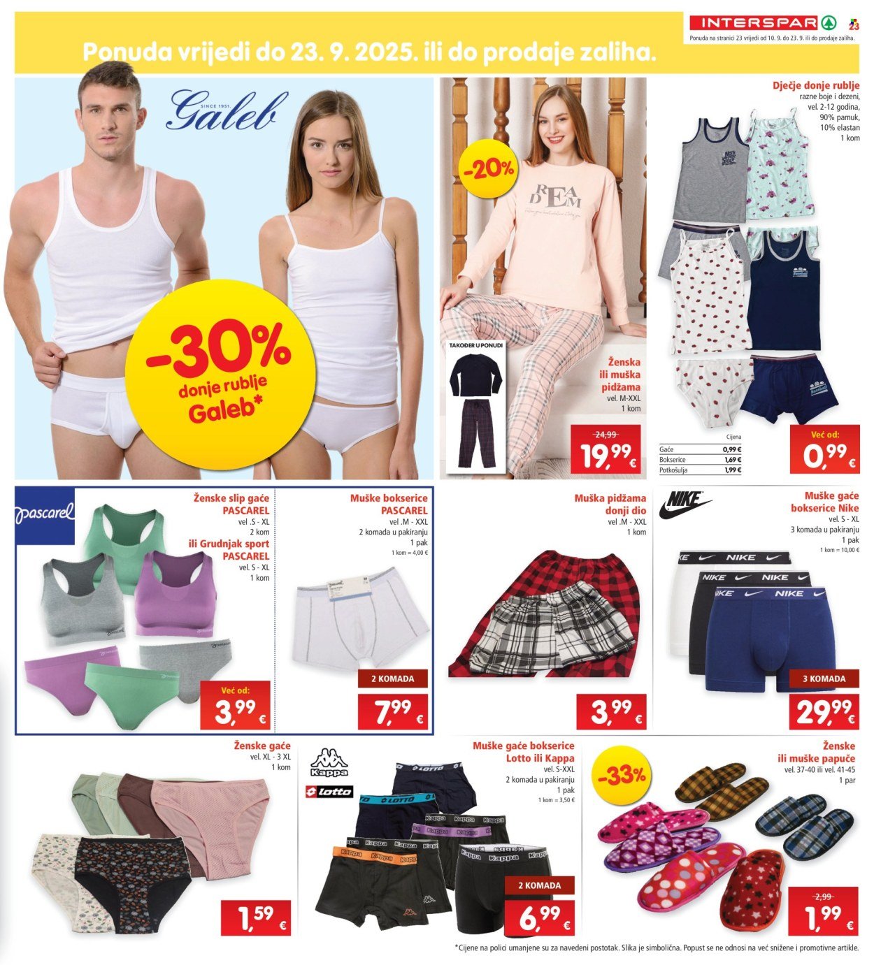 INTERSPAR katalog - Od srijede 10.09.2025.
