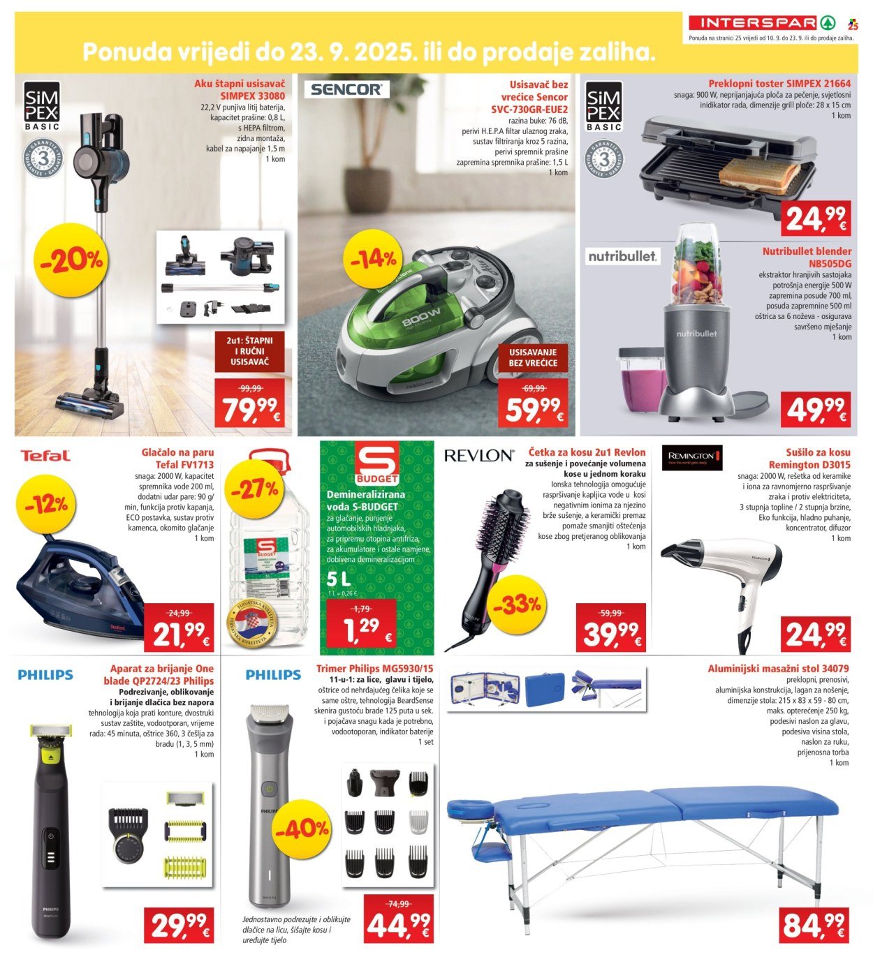 INTERSPAR katalog - Od srijede 10.09.2025.
