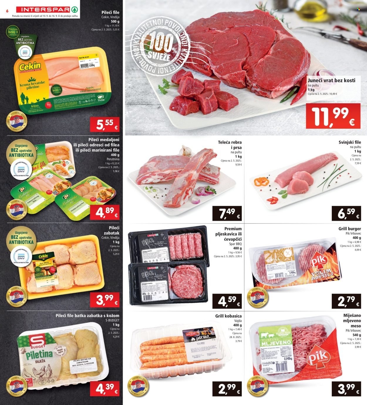 INTERSPAR katalog - Od srijede 10.09.2025.