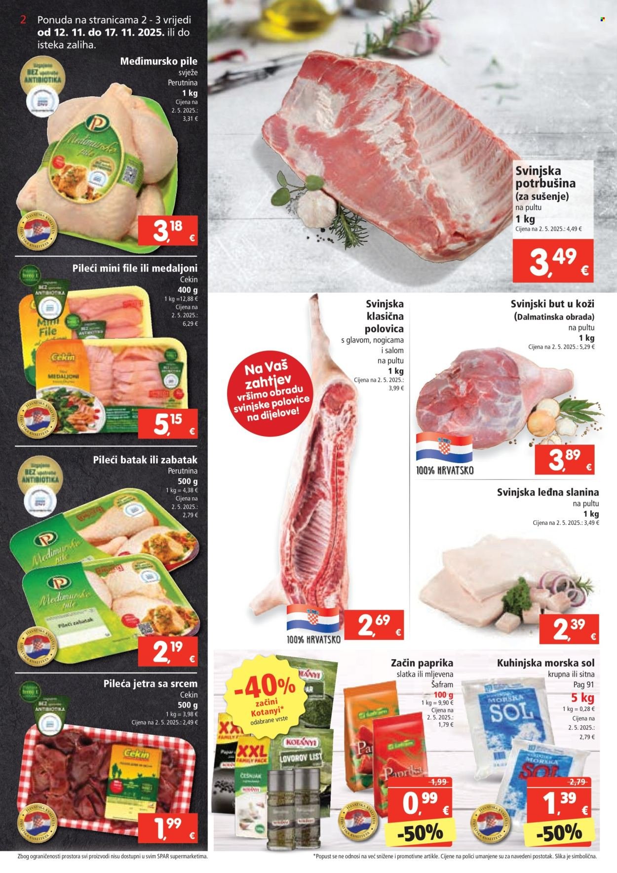 SPAR katalog - Od srijede 12.11.2025.