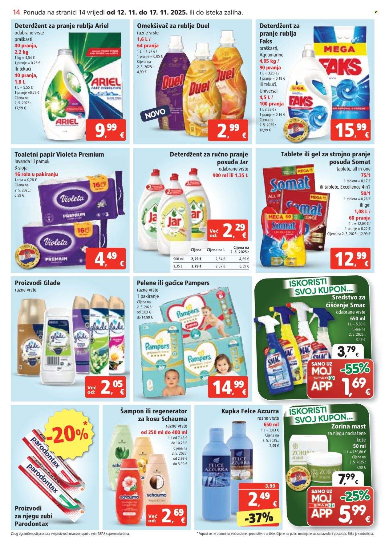 SPAR katalog - Od srijede 12.11.2025.