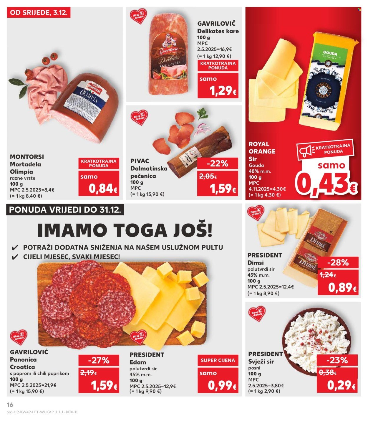 KAUFLAND katalog - Od srijede 03.12.2025.