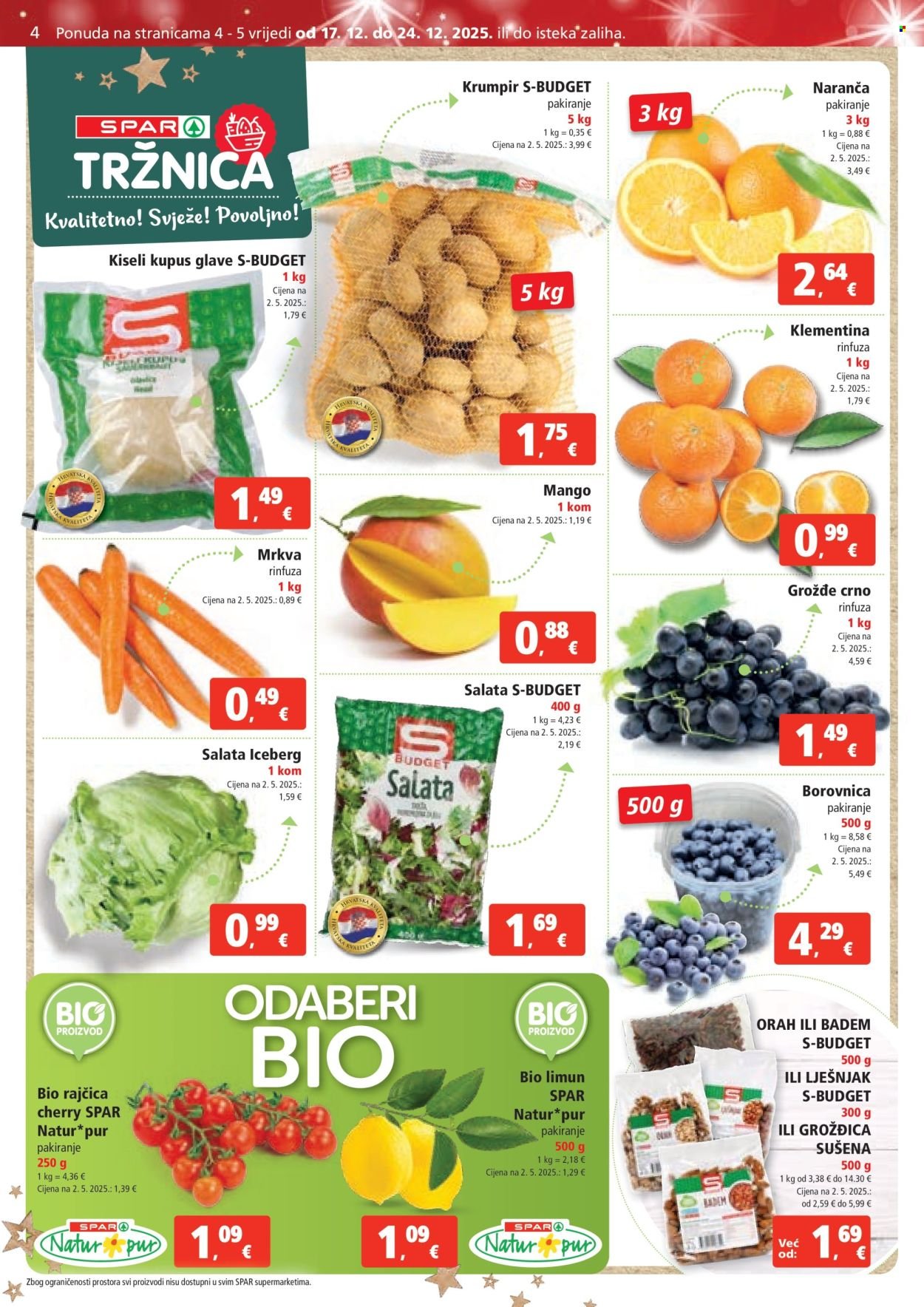 SPAR katalog - Od srijede 17.12.2025.