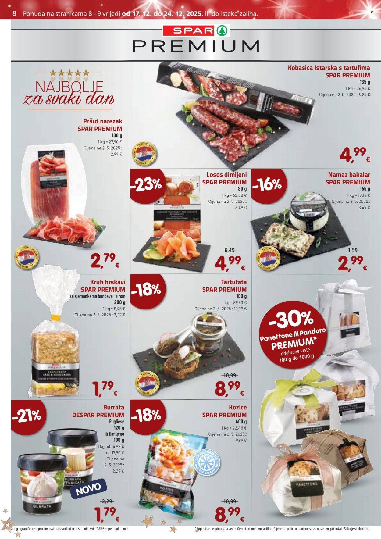 SPAR katalog - Od srijede 17.12.2025.