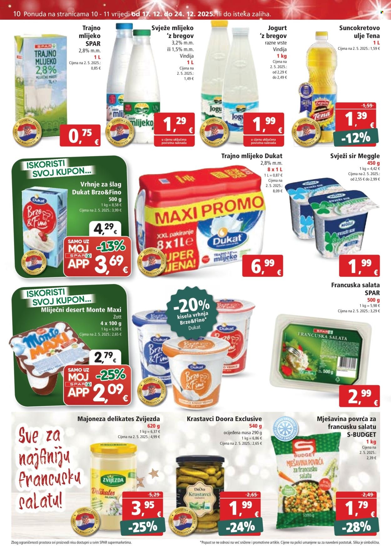 SPAR katalog - Od srijede 17.12.2025.