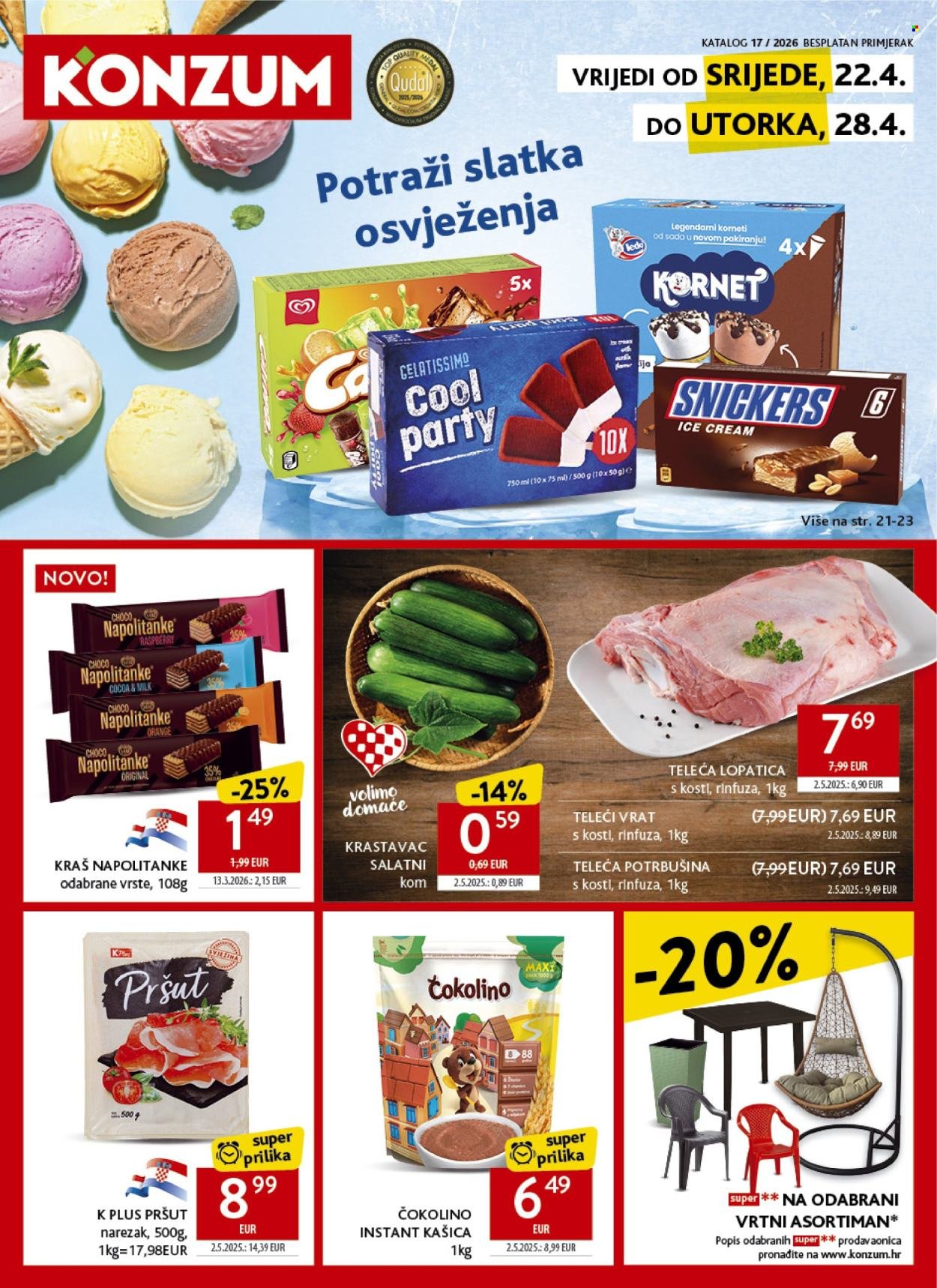 KONZUM katalog - Od srijede 22.04.2026.
