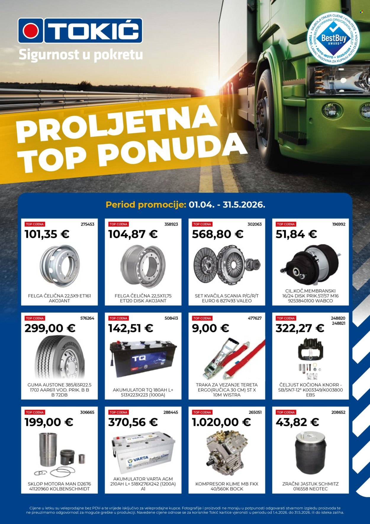 TOKIĆ katalog - Proljetna top ponuda – gospodarska vozila