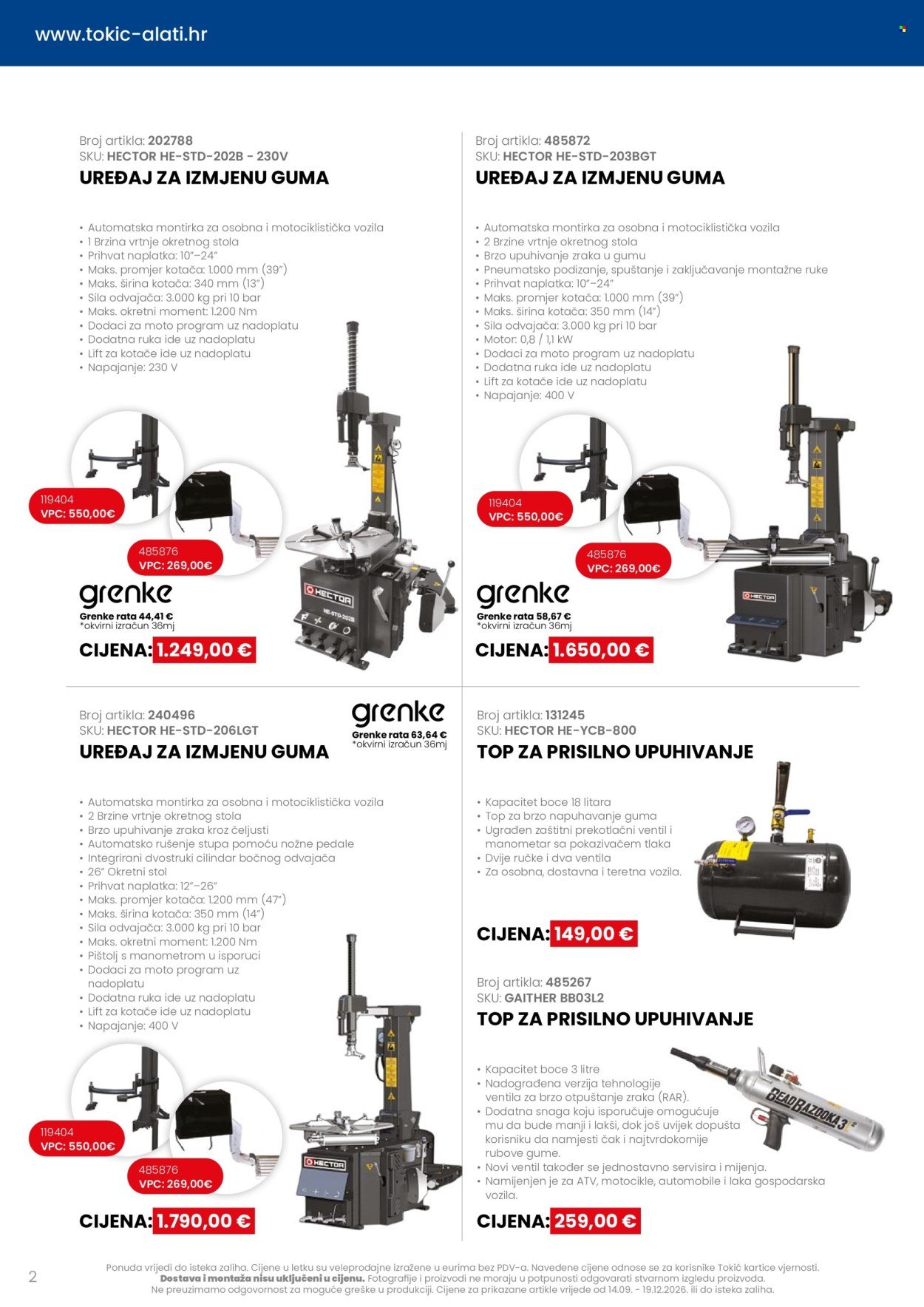 TOKIĆ katalog - Akcija alata i servisne opreme