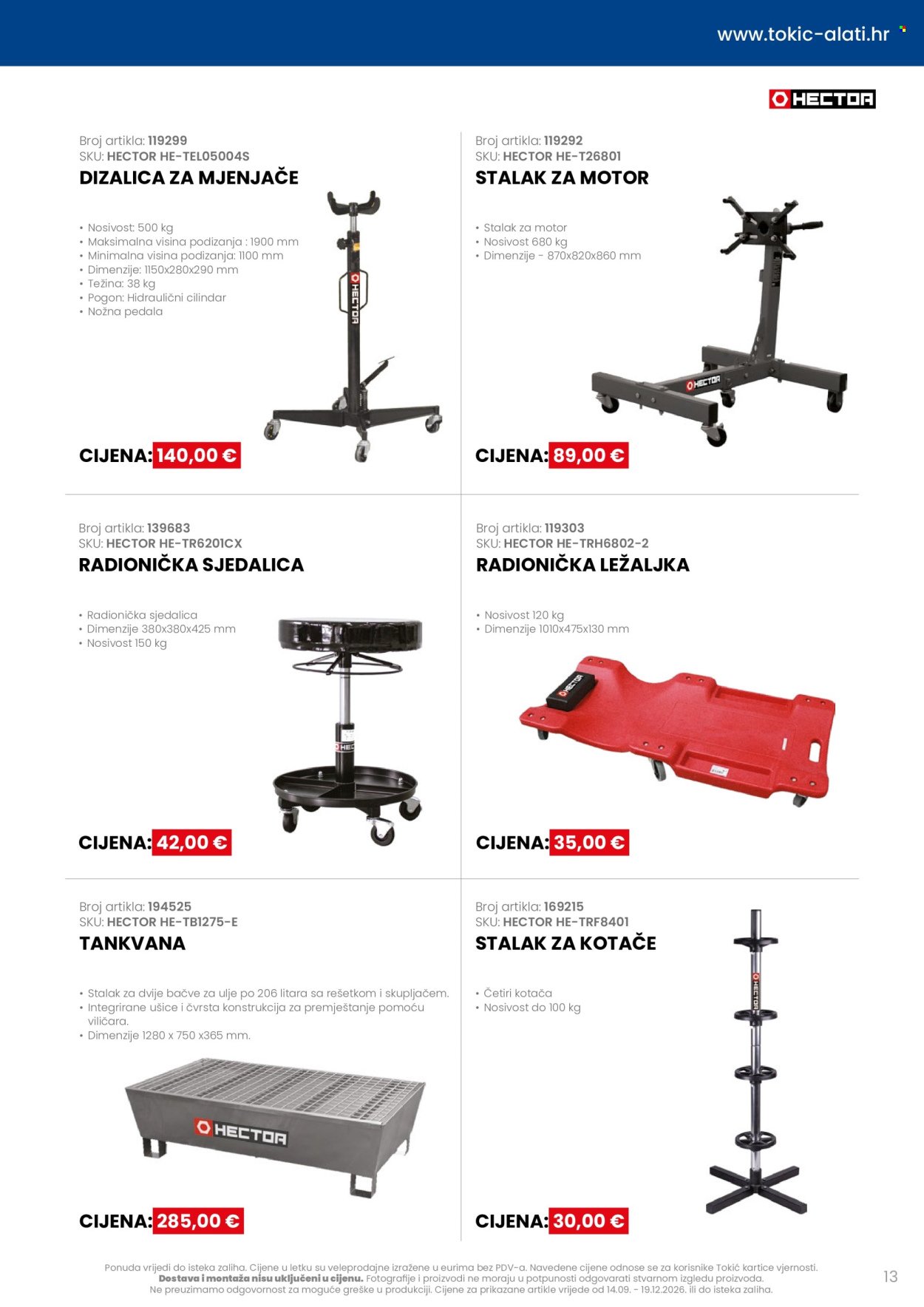 TOKIĆ katalog - Akcija alata i servisne opreme