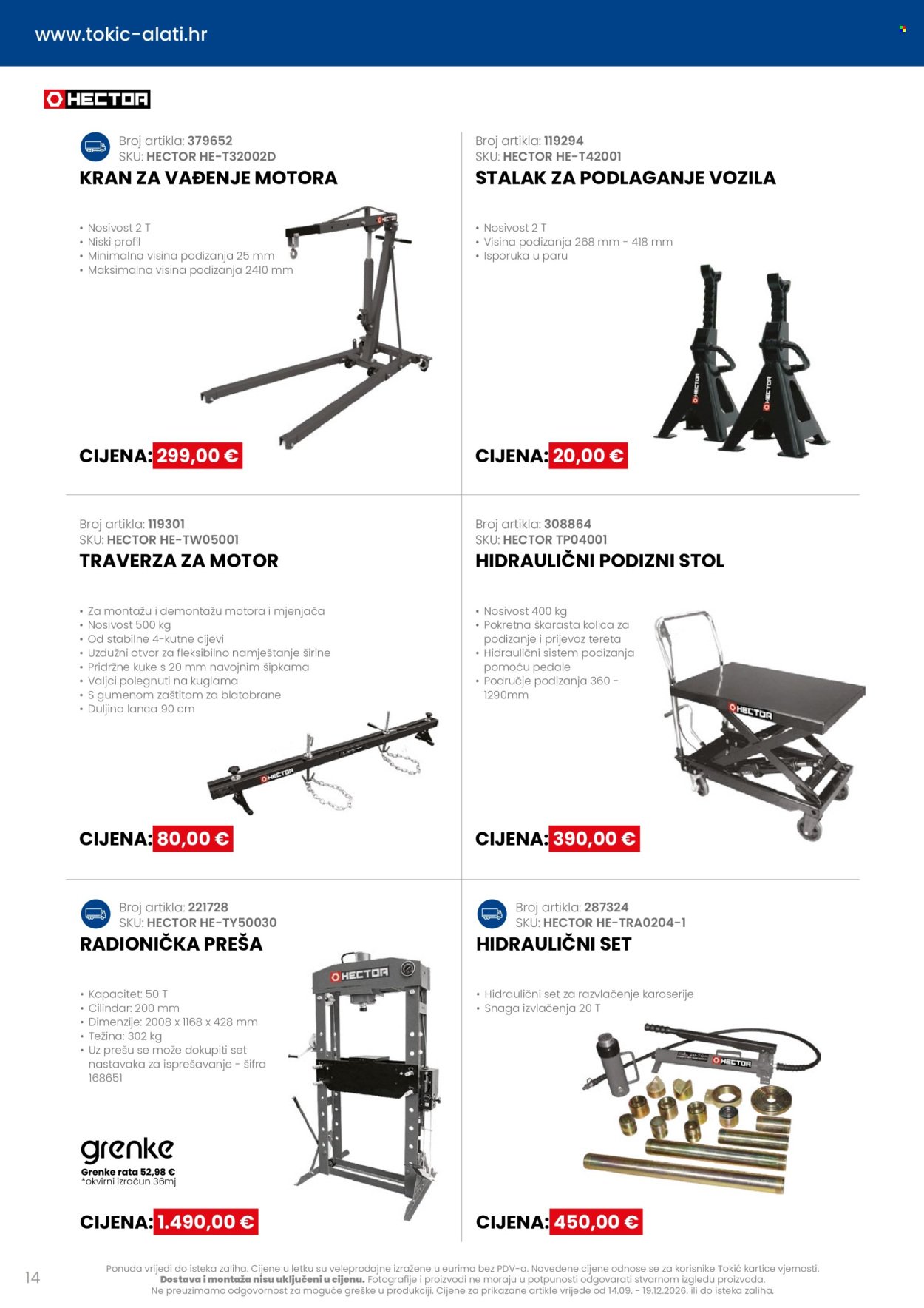 TOKIĆ katalog - Akcija alata i servisne opreme