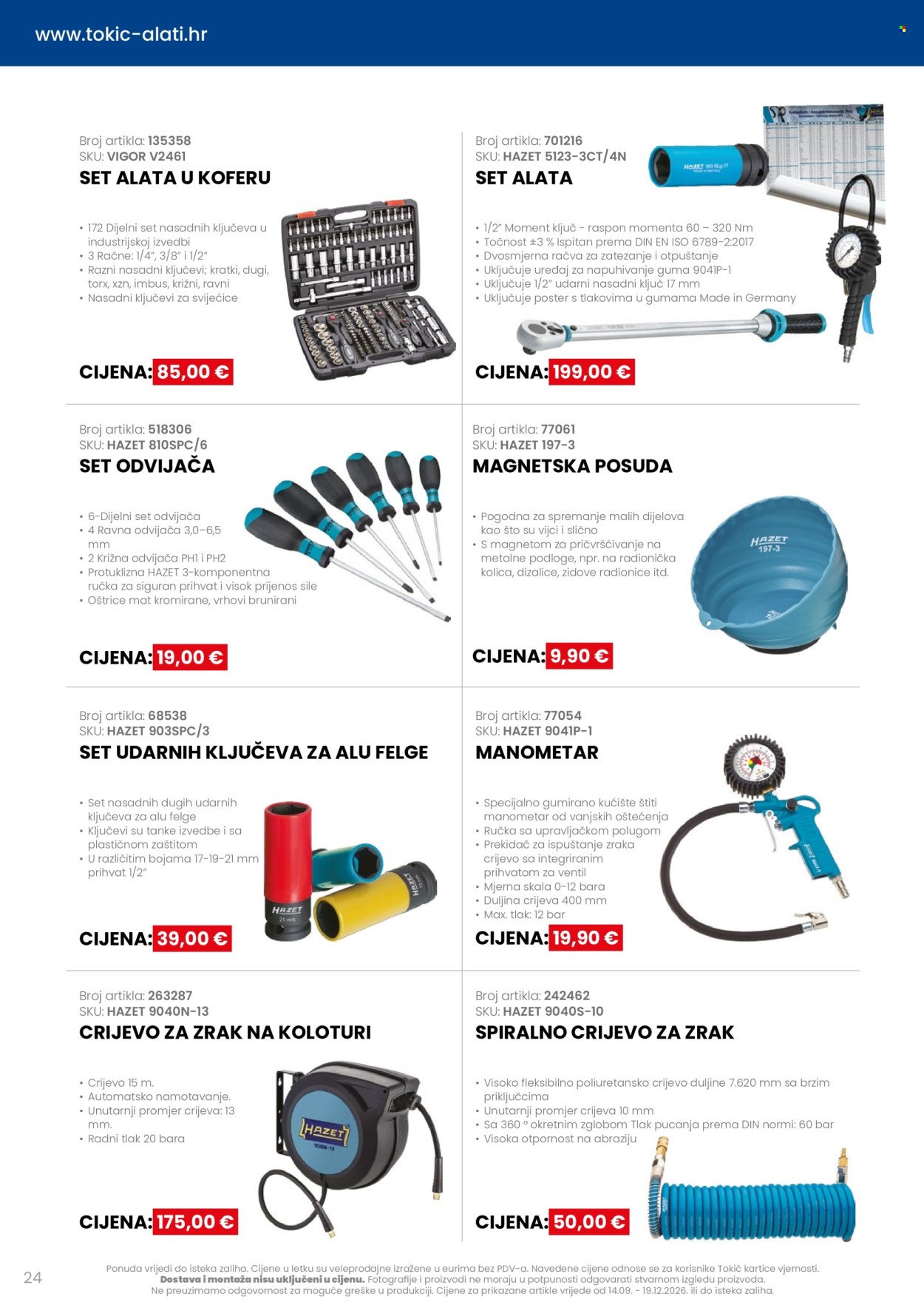 TOKIĆ katalog - Akcija alata i servisne opreme