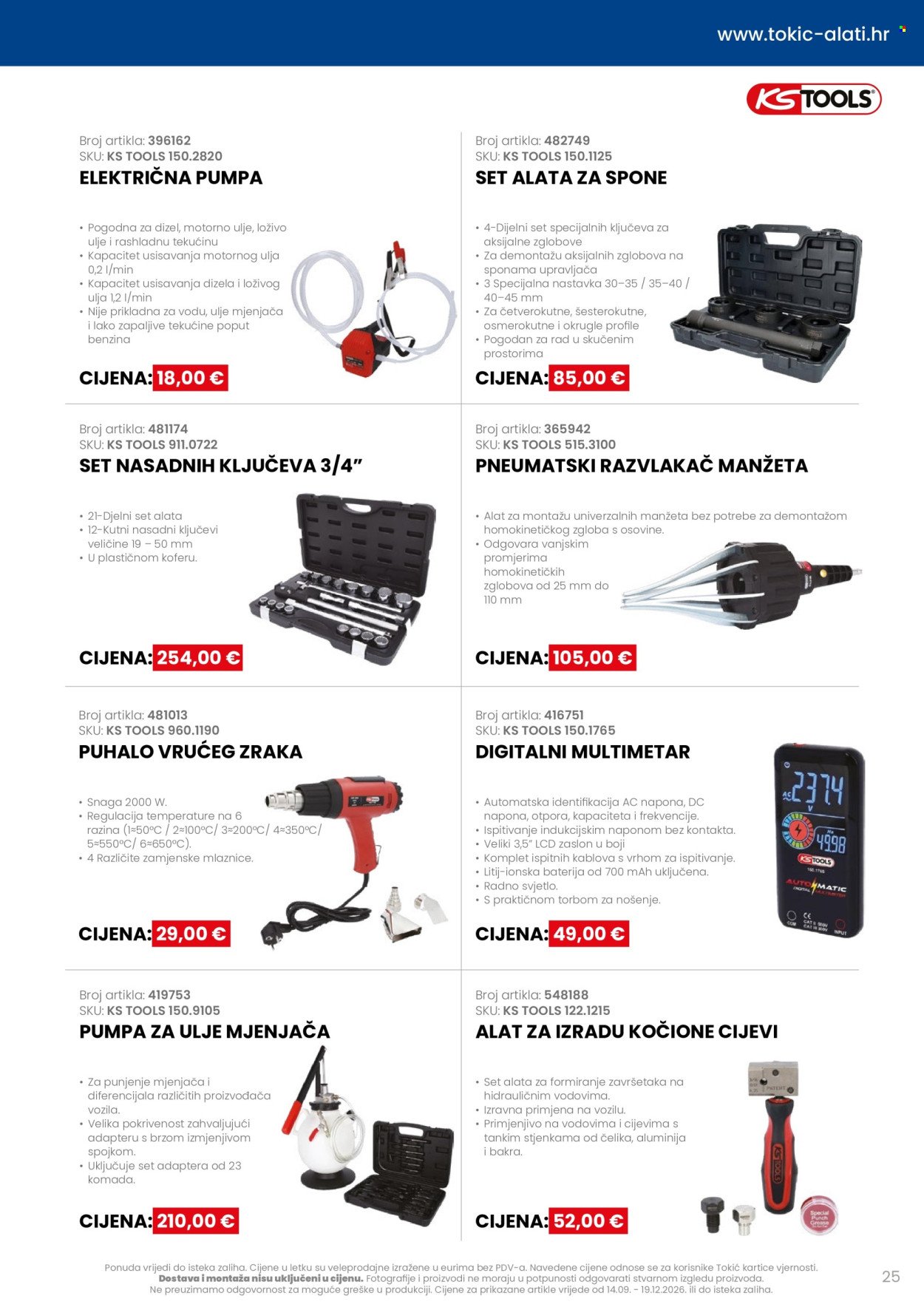 TOKIĆ katalog - Akcija alata i servisne opreme