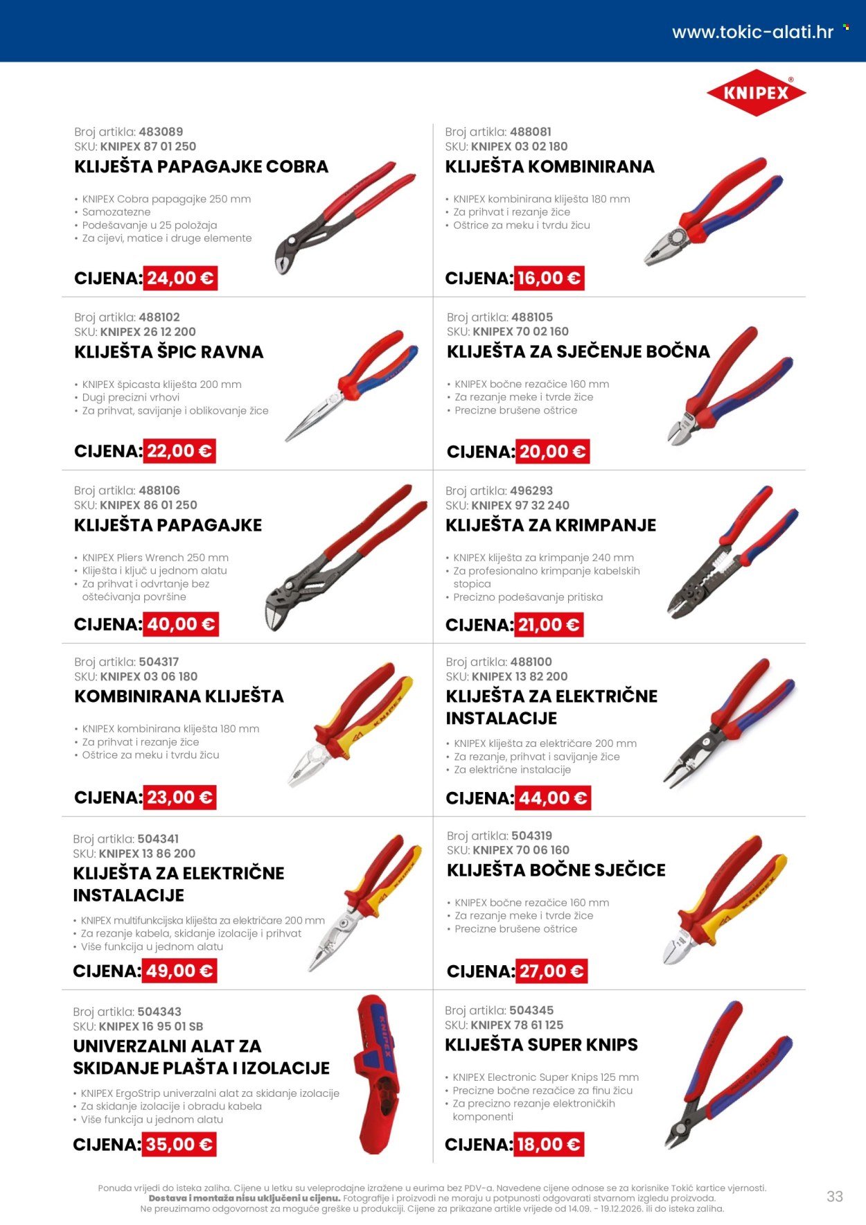 TOKIĆ katalog - Akcija alata i servisne opreme