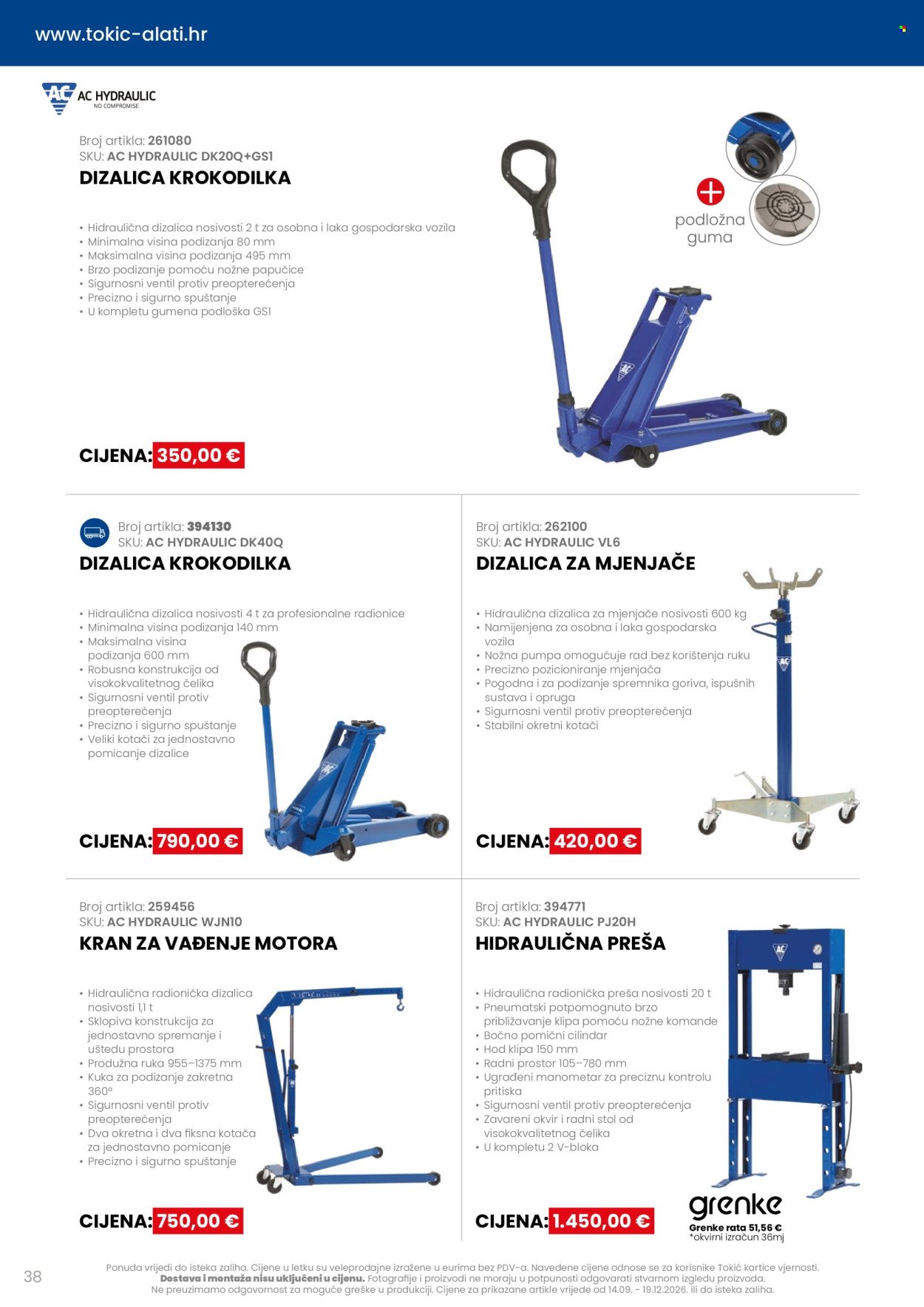 TOKIĆ katalog - Akcija alata i servisne opreme