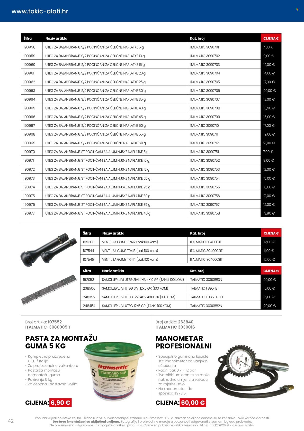 TOKIĆ katalog - Akcija alata i servisne opreme