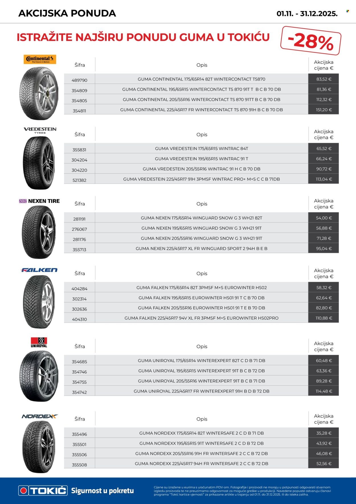 TOKIĆ katalog - Akcijski letak studeni/prosinac 2025