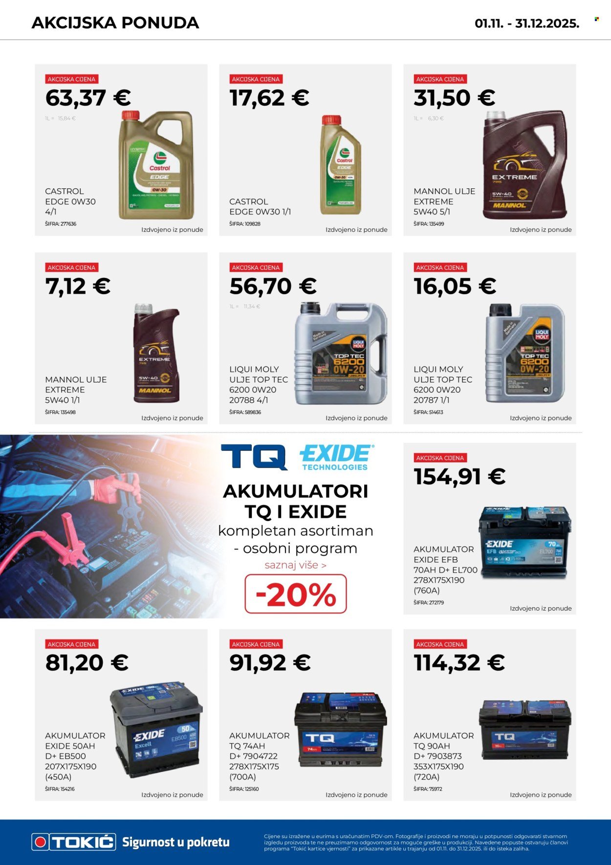 TOKIĆ katalog - Akcijski letak studeni/prosinac 2025