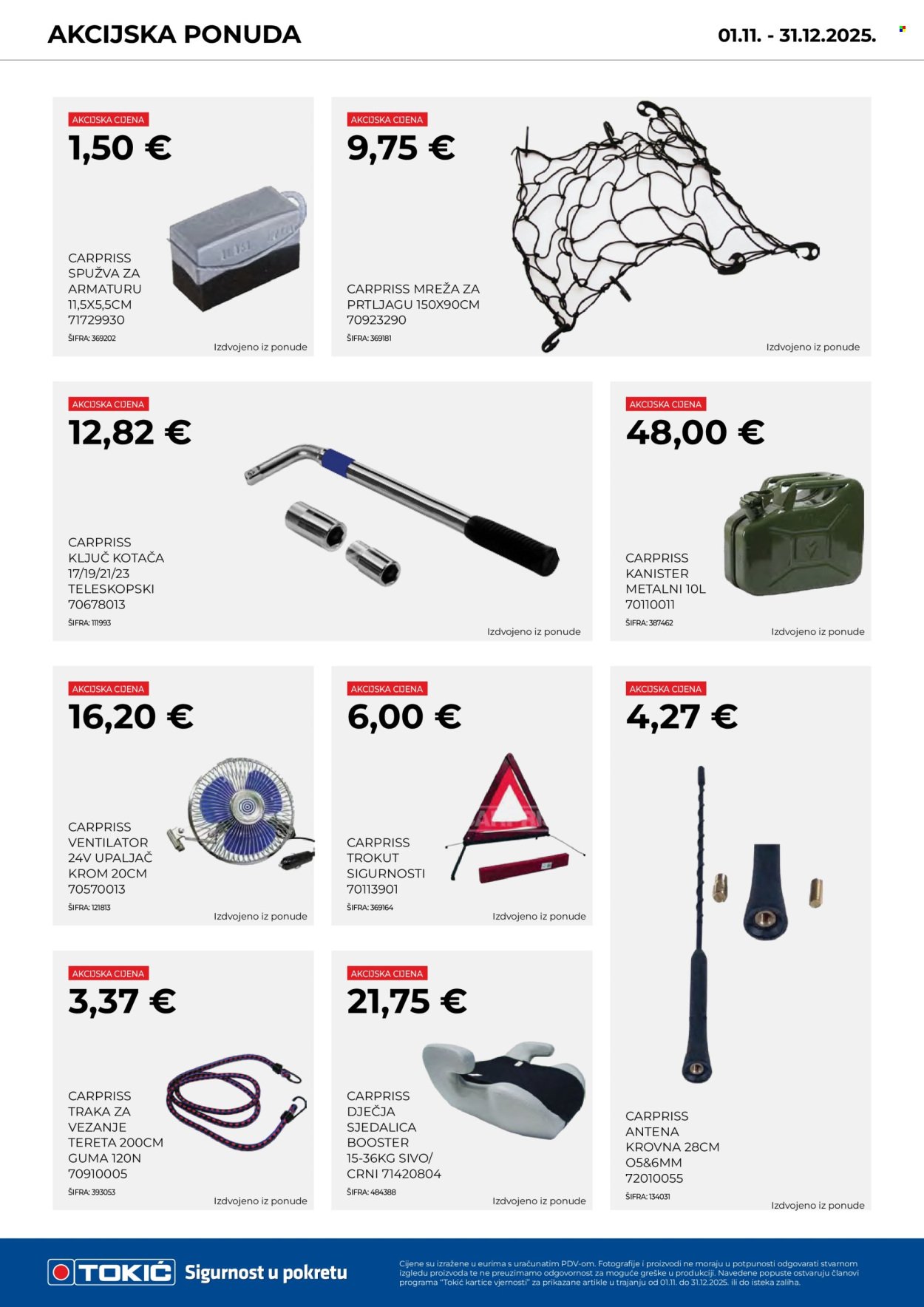 TOKIĆ katalog - Akcijski letak studeni/prosinac 2025