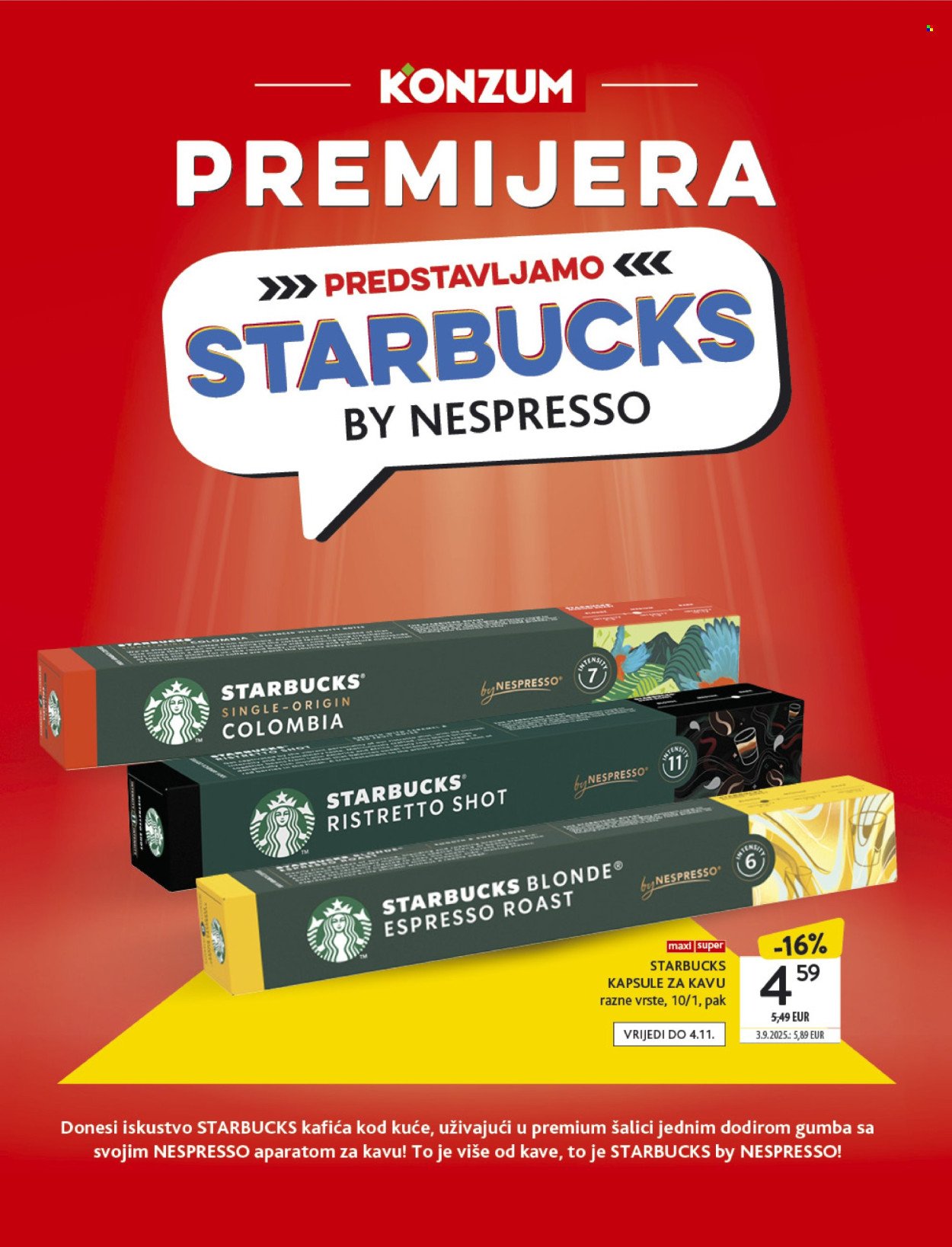 KONZUM katalog - Od srijede 29.10.2025.