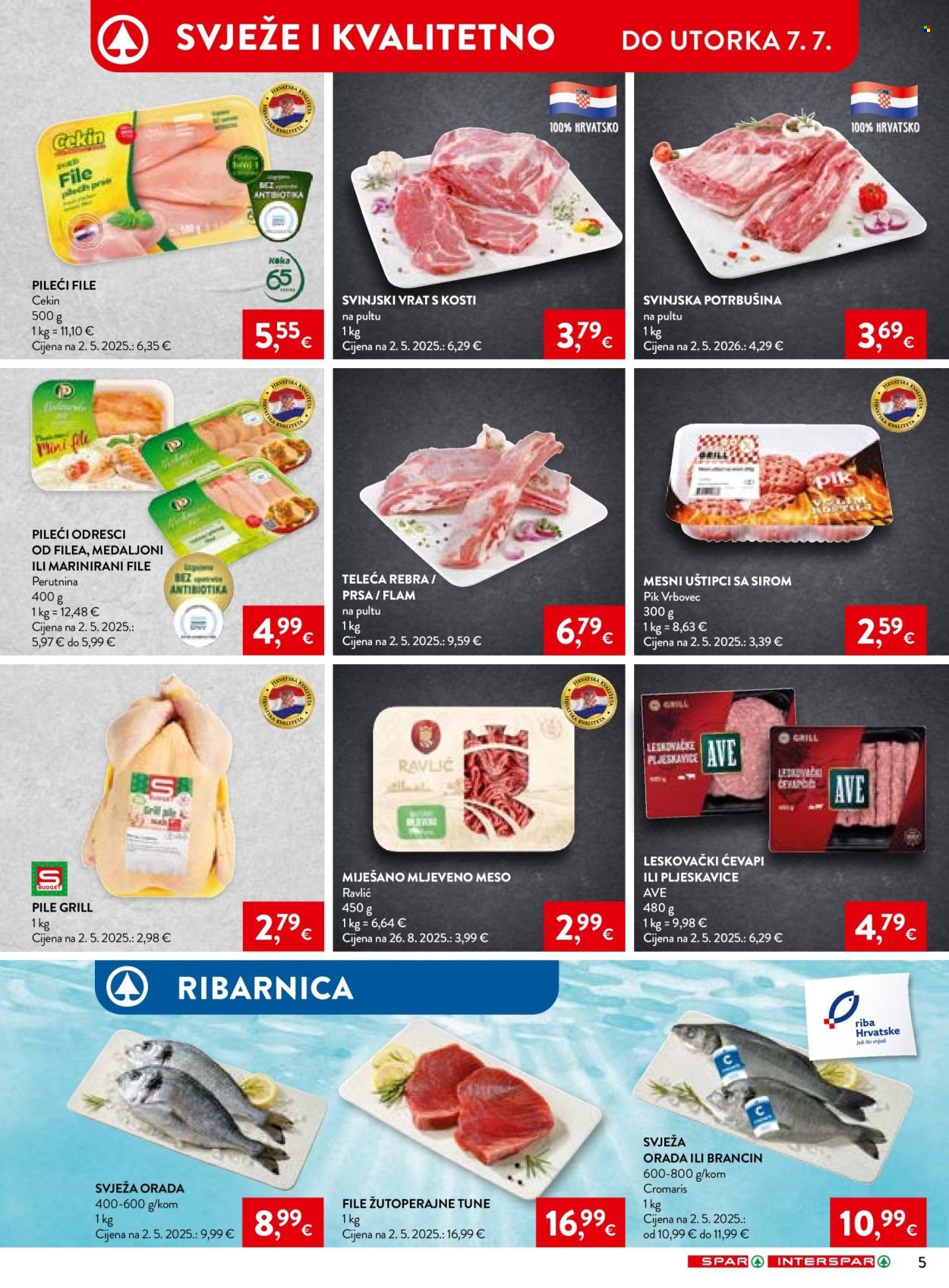 SPAR katalog - Od srijede 01.07.2026.