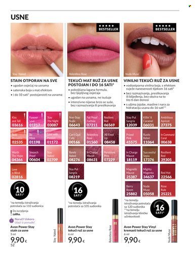AVON katalog - Baršunasti ruž za usne