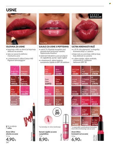 AVON katalog - Baršunasti ruž za usne