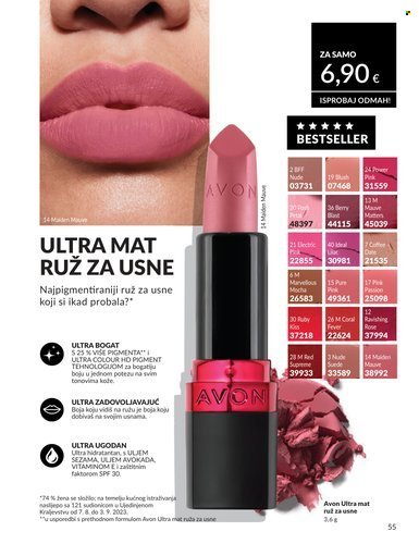AVON katalog - Baršunasti ruž za usne