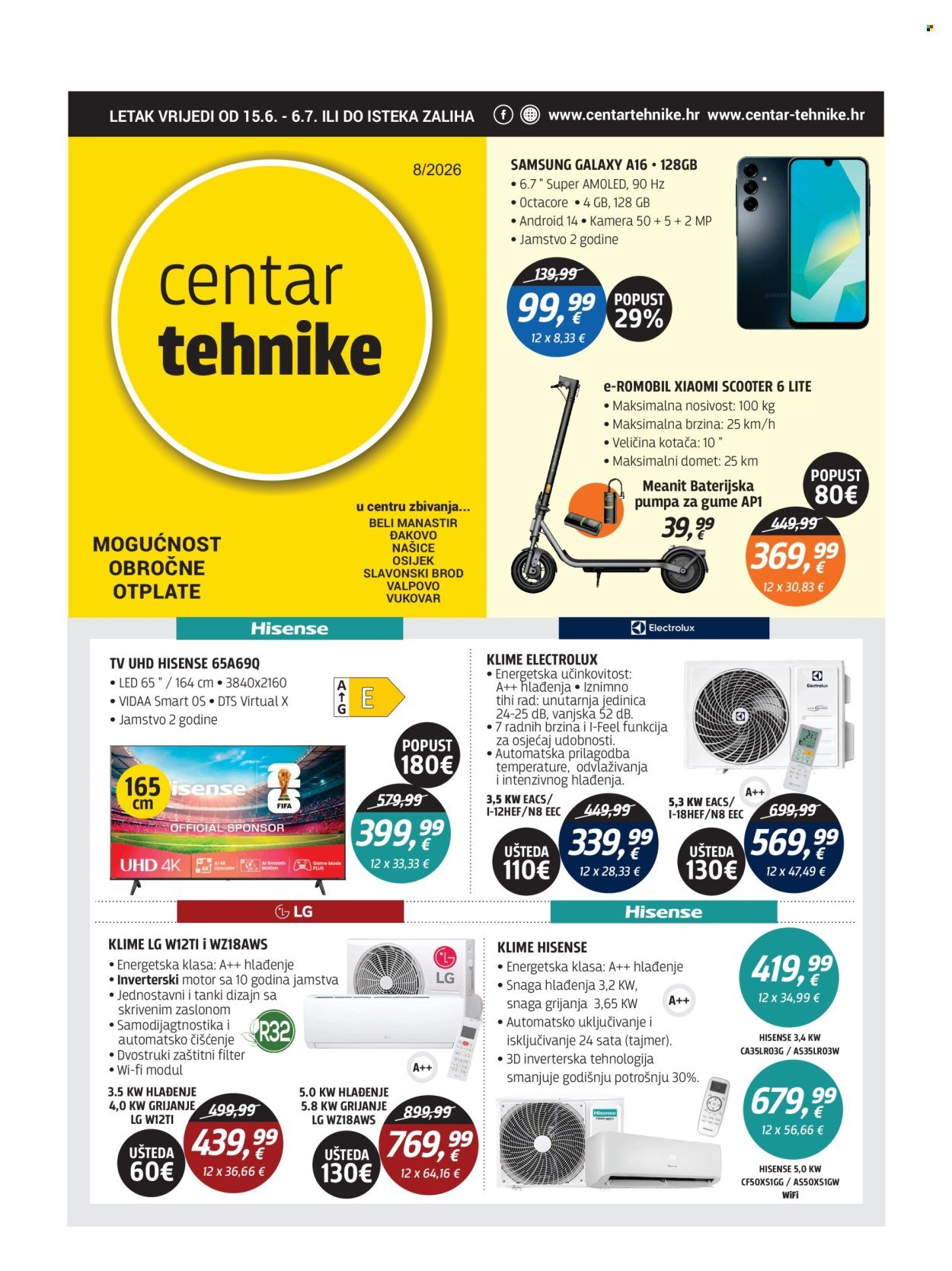 CENTAR TEHNIKE katalog - Od ponedeljka 15.06.2026.