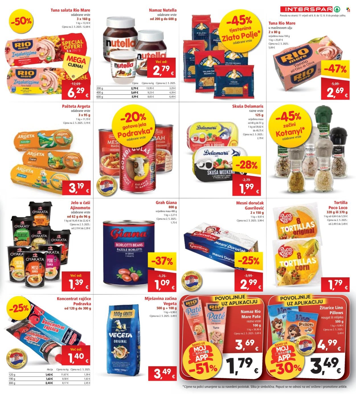 INTERSPAR katalog - Od srijede 06.08.2025.