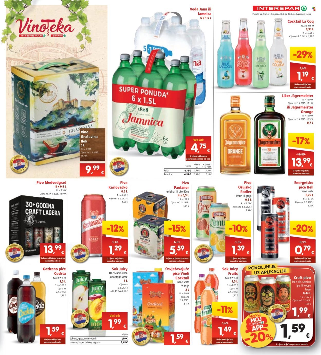 INTERSPAR katalog - Od srijede 06.08.2025.