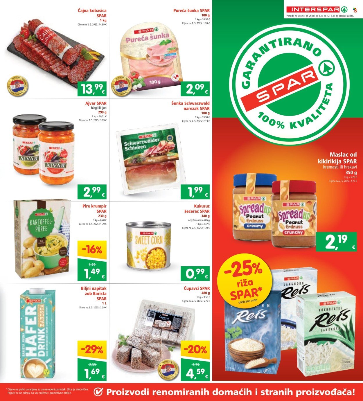 INTERSPAR katalog - Od srijede 06.08.2025.