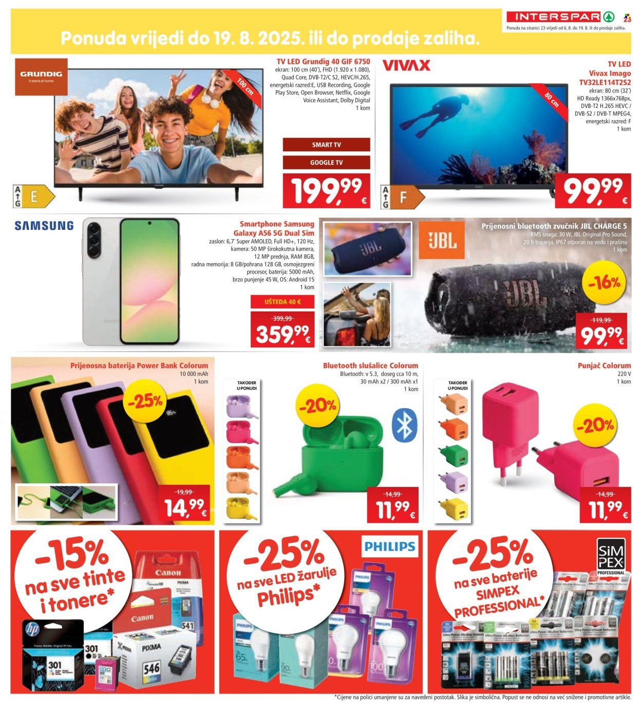 INTERSPAR katalog - Od srijede 06.08.2025.
