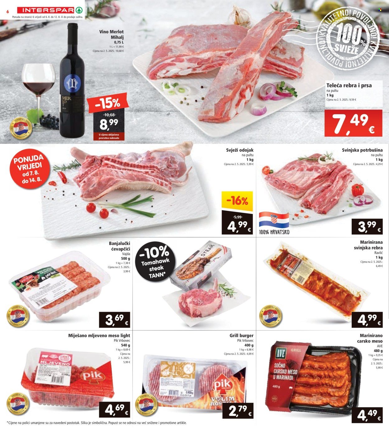 INTERSPAR katalog - Od srijede 06.08.2025.