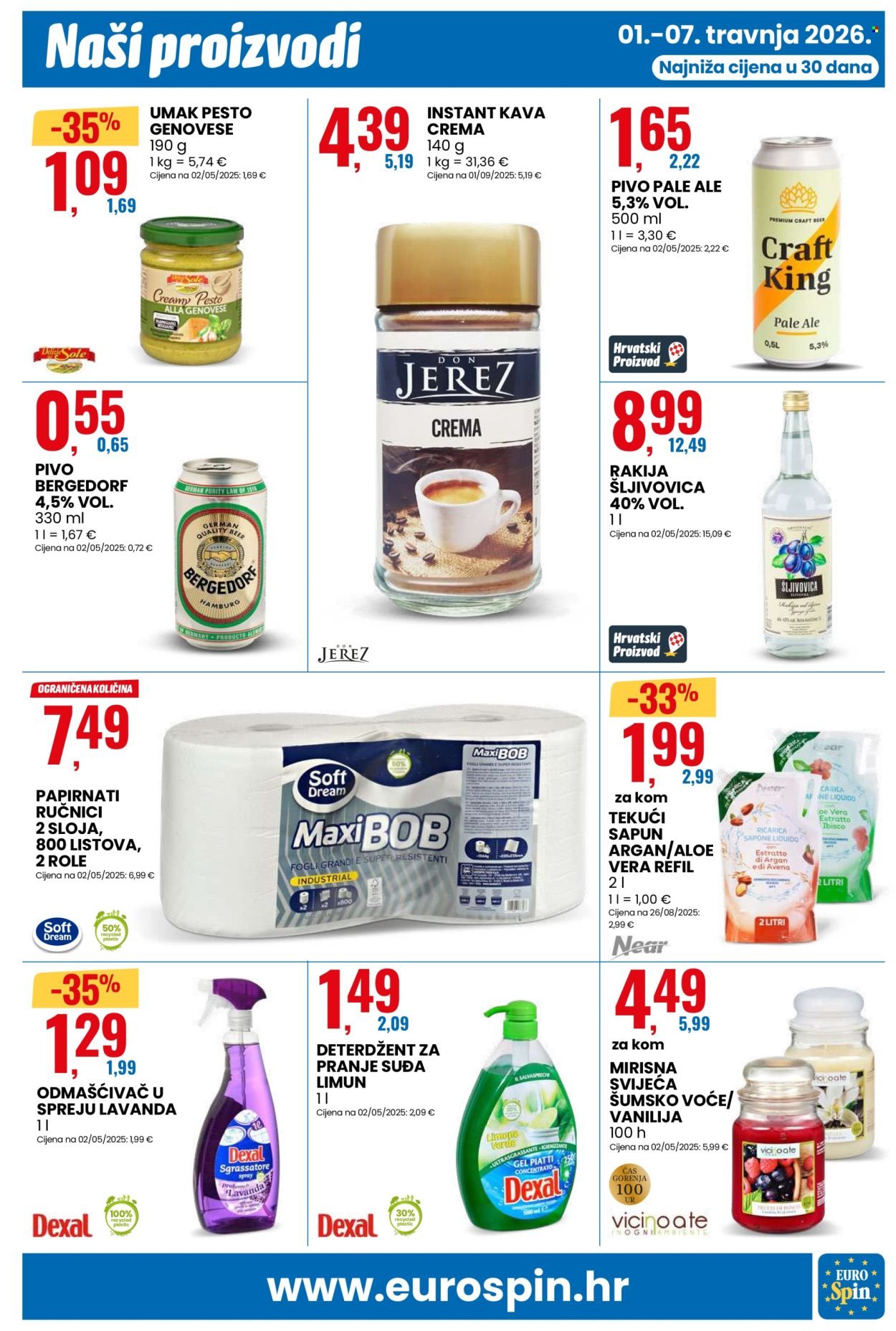 EUROSPIN katalog - Od srijede 01.04.2026.